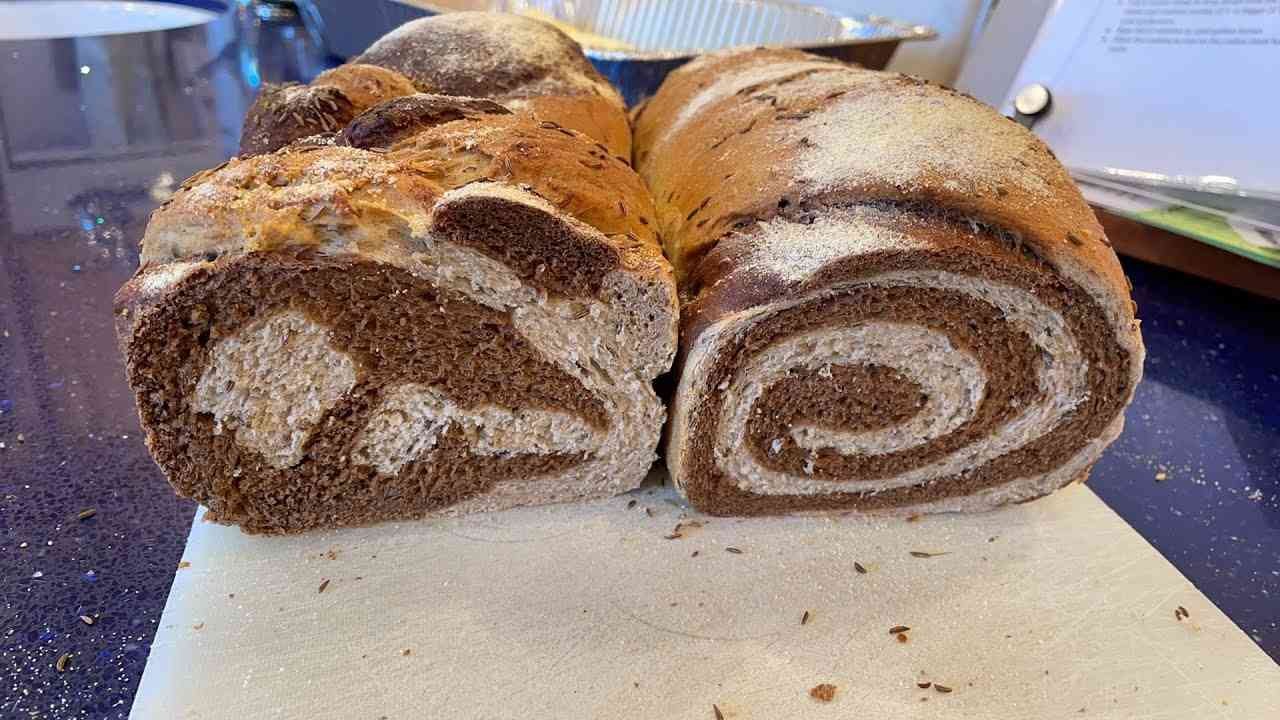 Swirl of the Century – Marble Rye Bread Delight - Bread